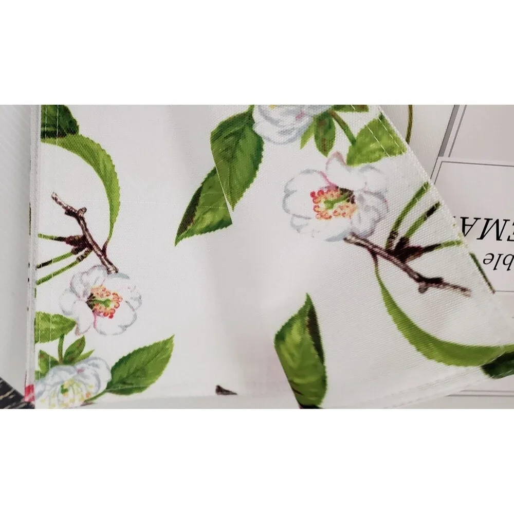 Set of 4 Same Reversible Fabric Placemats (13